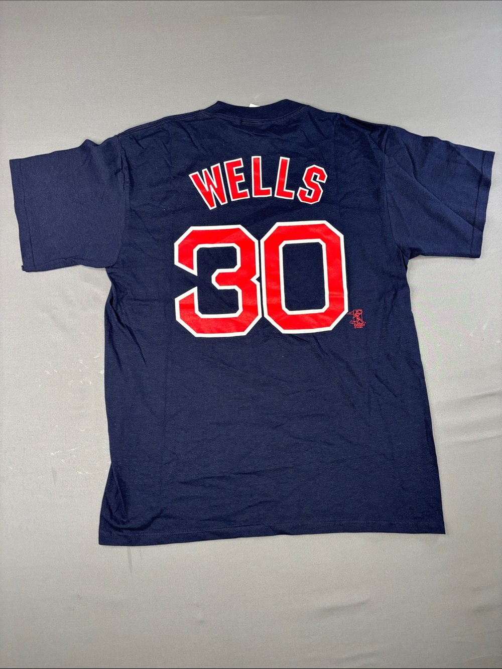 Vintage Boston Red Sox Shirt Men’s Large David Wells Blue Majestic Baseball #30